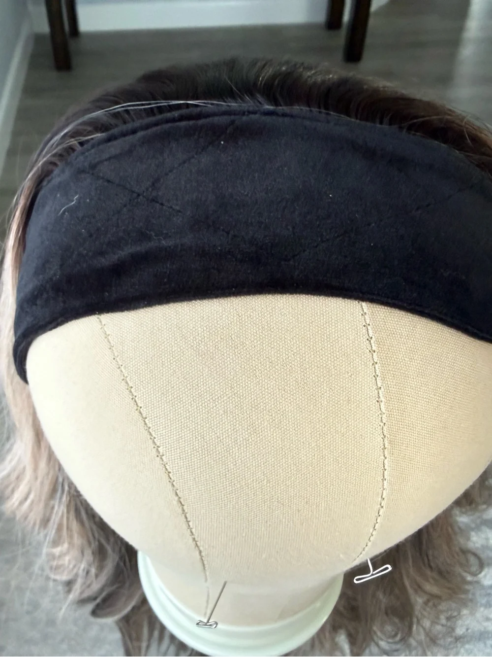 Chelsey Smith unknown Headband Wig in Ash Brown with Black Headband